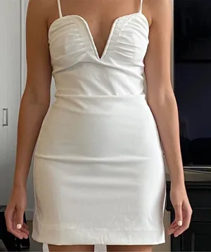 Astr White Mini Dress thumbnail 1