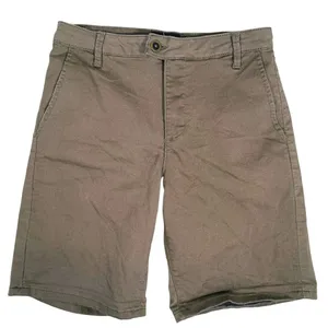 Nanette Lepore Womens Trouser Bermuda Shorts Size 6 Brown Khaki Preppy Minimal thumbnail 2