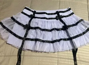 COPY - Dolls Kill Current Mood purple and black skirt thumbnail 1