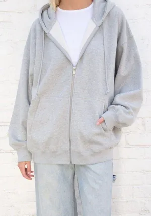 Brandy Melville Christy Zip Up Hoodie thumbnail 1
