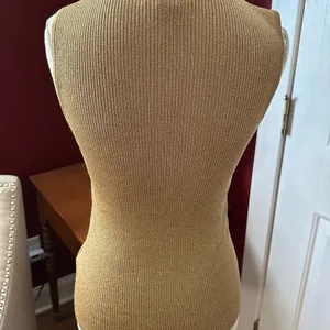 Ralph Lauren Gold Cardigan Sweater Timeless Knit Design thumbnail 6