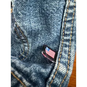 Polo Jeans Co Ralph Lauren Denim Jacket Womens L Blue Vintage y2k Trucker Flap thumbnail 8