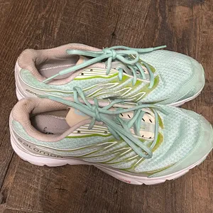 Women's Salomon Sense Link Green Teal White Running Shoes Size 8 Trail‎ Hiking thumbnail 2