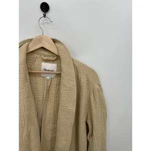 Madewell Blazer Women Small‎ Lightspun Dorset Gauze Slouchy Oversized Khaki thumbnail 6
