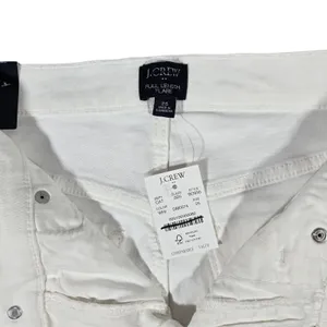 J Crew‎ Full Length Flare Jeans White Signature Stretch Size 25 thumbnail 7