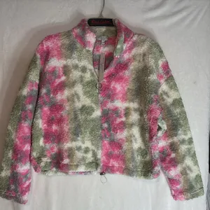 NWT Women's Multicolor Cowl Neck Sweater A0485 Pink Size L thumbnail 2