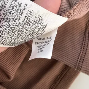 Old‎ Navy Cozy Snug Ribbed Henley Top Driftwood Brown Neutral Basics M NWT thumbnail 6
