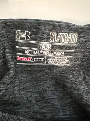 Under Armour Charcoal Quarter-Zip Long Sleeve Top thumbnail 5