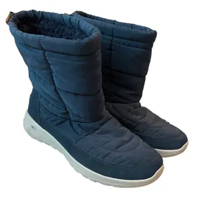 Skechers On-The-Go Joy Stay Cozy Boots - Navy Blue - Size 10 thumbnail 1