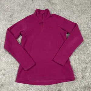 Helly Hansen Polartec Fleece Pullover Womens Small Magenta 1/4 Zip Sweatshirt thumbnail 1