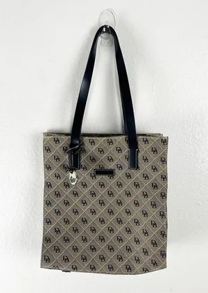 DOONEY & BOURKE North South Double Straps Interior Pockets Shoulder Bag Tote thumbnail 1