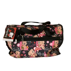 Betty Boop Heart & Kiss Travel 19” Duffle Bag W/Handles & Strap New With Tags thumbnail 2