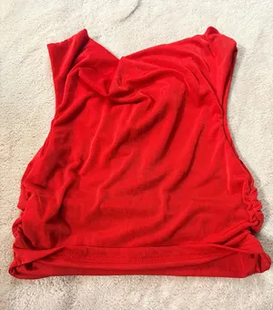 Shein red tank top thumbnail 1