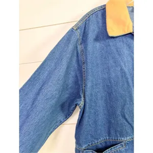 Ultimate Philadelphia Women's Denim Beaded Western Aztec Jean Jacket Blue Medium thumbnail 14