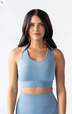 ACTA NWT Seamless 2.0 Sports Bra Blue Size XS thumbnail 1