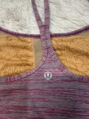 Lululemon power y muted muave stripe galore thumbnail 3