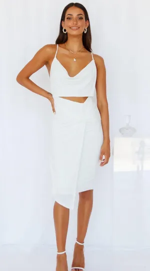 Hello Molly White Dress thumbnail 1