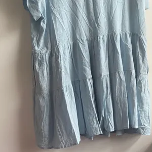 Mustard Seed Sky Blue Shirt Dress thumbnail 7