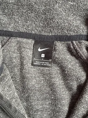 Women’s Nike Charcoal Quarter-Zip Sweater thumbnail 2