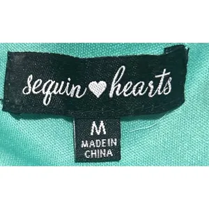 Sequin Hearts Women's Black Green‎ Orange Blue Sleeveless Lined Dress Size M thumbnail 3