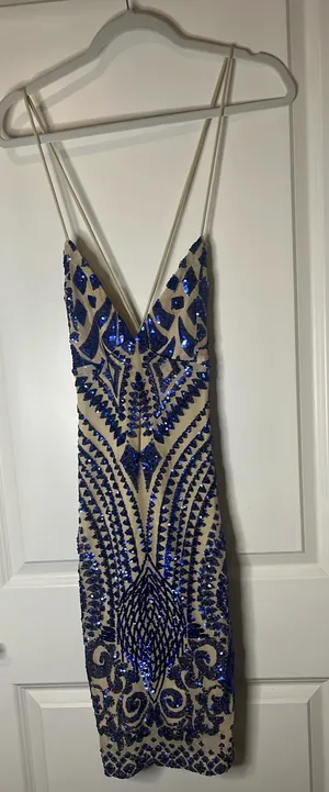 Main Strip Dress Sequin thumbnail 1