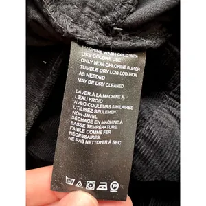 Free People We The Free Jayde Flare Pants Black Corduroy Size 27 thumbnail 9