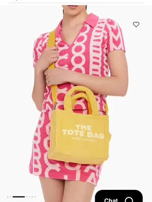 NWT Marc Jacob’s the terry small tote bag yellow thumbnail 2