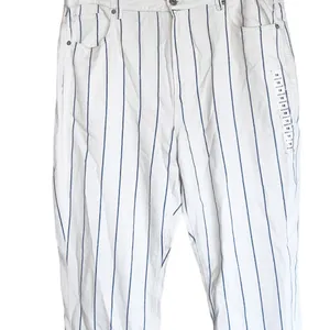 Nwt American Eagle Outfitters Blue White Striped High Rise Mom Jeans thumbnail 5