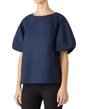 Amanda Uprichard Navy Zanna Top thumbnail 1