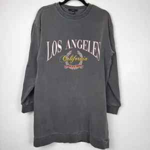 Forever 21 Athleisure Lounge‎ Streetwear Los Angeles Graphic Sweatshirt Dress thumbnail 2