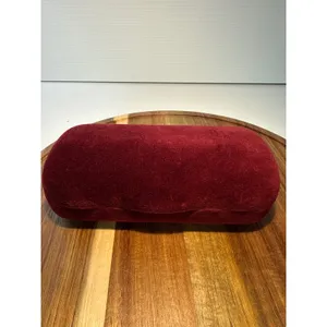 Gucci Burgundy Velvet Hardshell Sunglasses CASE ONLY Satin Lined Designer thumbnail 2
