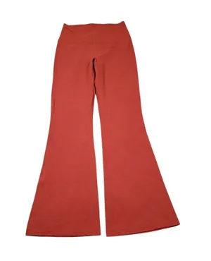 Lululemon Groove Super High Rise Flared Pants Nulu Size 8 Regular Cayenne Red thumbnail 1