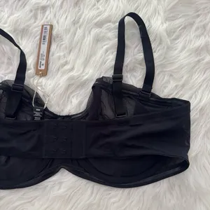 Skims Ultra Fine Mesh Strapless Bra Onyx Size 38DD thumbnail 7