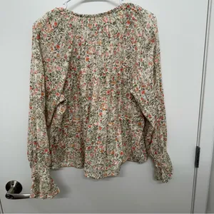 American Eagle Floral Long Sleeve Blouse thumbnail 8