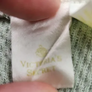 Victoria's Secret Gold Label Long Sleeve Knit Romper Mint Green Small thumbnail 2
