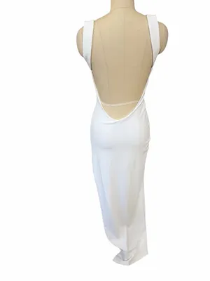BabyBoo white maxi‎ gown size small thumbnail 3