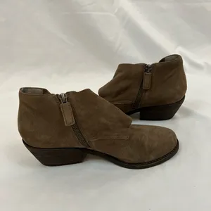 Eileen‎ Fisher Brown Leather Ankle Boots Women's Size 7 Booties Crossover Strap thumbnail 5