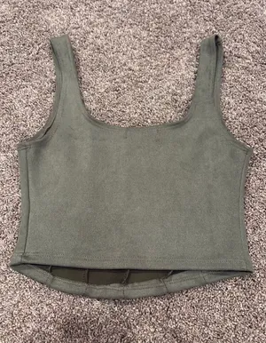 Altard State Corset Style Tank Green thumbnail 1