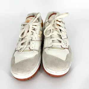 New‎ Balance 550 Au Lait Sneakers Beige Burnt Orange Size 7.5 thumbnail 2