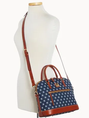Dooney and Bourke MLB New York Yankees domed zip satchel thumbnail 14