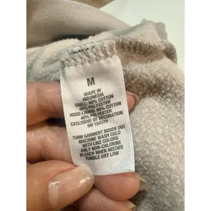 Aeropostale Butterfly Sweater Pullover Hooded Size m Beige thumbnail 6
