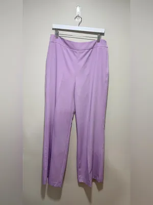 Tuckernuck Lilac Erin Pants XL NWT Wide Leg High Rise Lavender Trousers thumbnail 3
