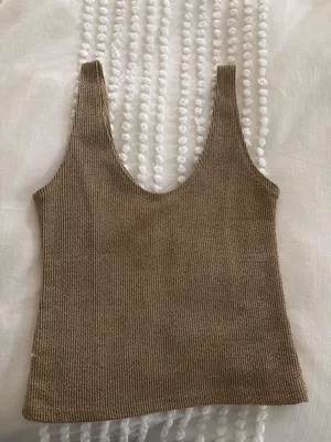 Gold ZARA Tank Top thumbnail 3