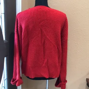 Sanctuary red knit sweater thumbnail 5