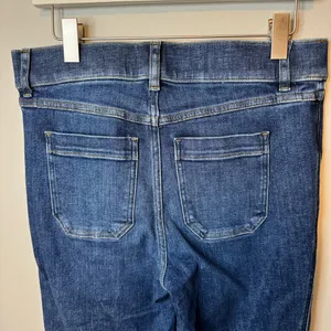 Spanx Size Large Flare Jeans With Patch Pockets in Authentic Blue thumbnail 5