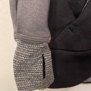 Lululemon Gray Black Full Zip Scuba Hoodie Hooded Warmup Jacket Size 6 thumbnail 8