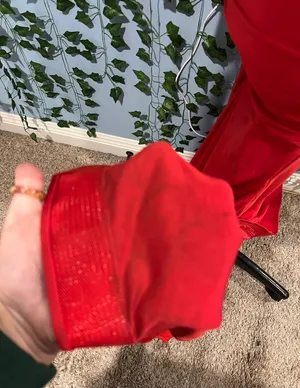 Red floor length gown Size XS thumbnail 10