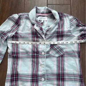 Victoria's Secret Dreamer Flannel 2 pc Pajama Set Multi Plaid sz XS thumbnail 3