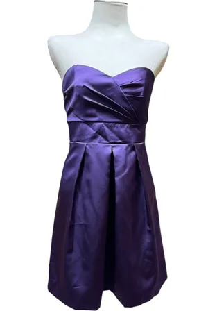 Bachelorettes Strapless Dress Purple 10 thumbnail 1