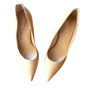 MICHAEL MICHAEL KORS Keke Patent Leather Pointed Toe Pump Toffee Sz‎ 9 thumbnail 6